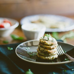 Baked Zucchini Fritters