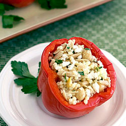 Middle Eastern Stuffed Peppers