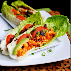 Low Carb Buffalo Chicken Wraps