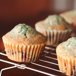 Lemon Blueberry Crunch Muffins