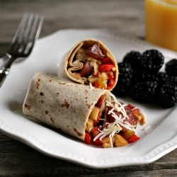 Chicken & Apple Sausage Burritos