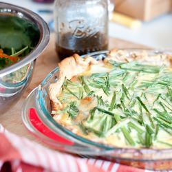 Potato Leek Quiche