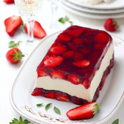 Strawberries & Mascarpone Terrine