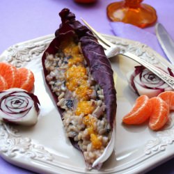 Risotto Radicchio and Tangerines