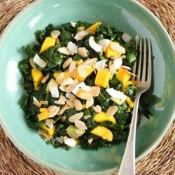 Massaged Kale Salad with Mango