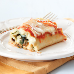 Spinach Lasagna Rolls