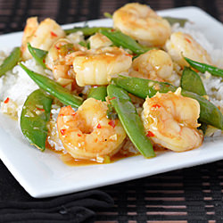 Shrimp Stir-Fry w/ Sugar Snap Peas