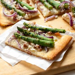 Asparagus Flatbread Pizza