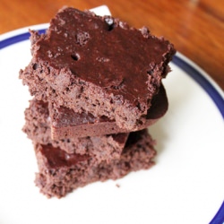 Healthy Dark Chocolate Brownies