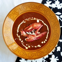 Roasted Tomato Lobster Bisque