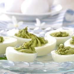 Avocado Deviled Eggs