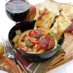 Tomato & Chorizo Salad