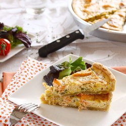 Salmon & Vegetable Quiche