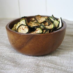 Baked Organic Zucchini Chips