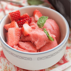 Strawberry-Orange Sorbet