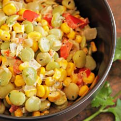 Green Chile Succotash