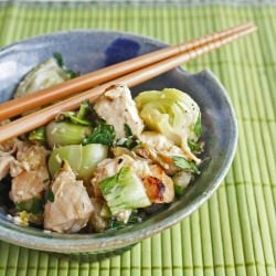 Grilled Chicken & Bok Choy Salad