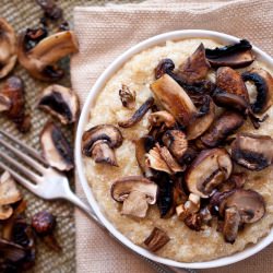 Passover Quinoa Mushroom Risotto