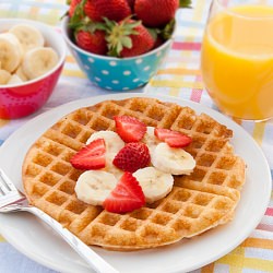 Tutti Frutti Waffles