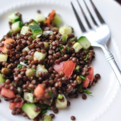 Beluga Lentil Salad