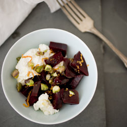 Goat Milk and Beet Salad