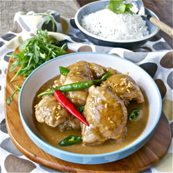 Tamarind Chicken Adobo with Coconut