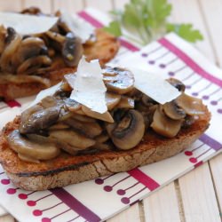 Mushrooms Beer Toast