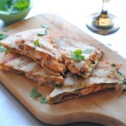 Buffalo Chicken Quesadillas
