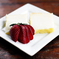 Simple Chewy Lemon Bars