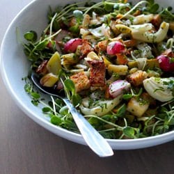 Early Spring Panzanella
