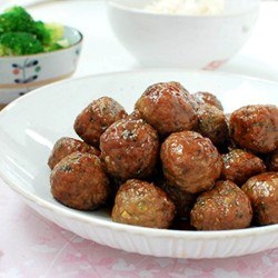 Glazed Korean Meatballs