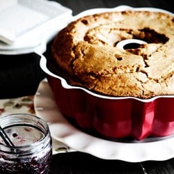 Peanut Butter Bundt Cake w/ Jelly