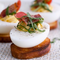 BLT Deviled Eggs