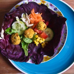 Healthy Baked Falafel