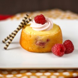 Meyer Lemon-Raspberry Mini Cake