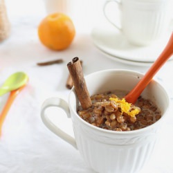 Spiked Wheatberry Pudding