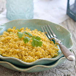 Cracked Corn Pilaf