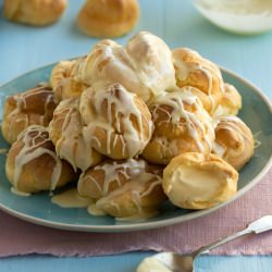 Passion Fruit Profiteroles
