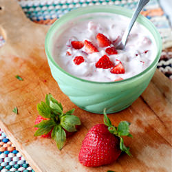 Fresh Fruit Yogurt
