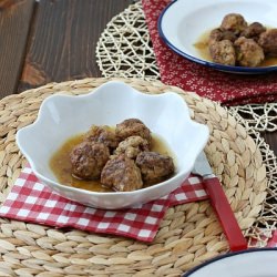 Beef Meatballs with Apple