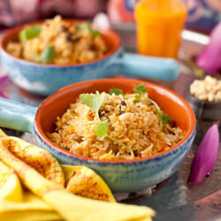 Saffron Rice with Raisins