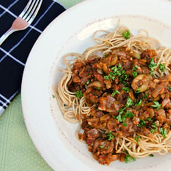 Tomato Olive Spaghetti