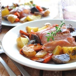 Prosciutto-Wrapped Salmon