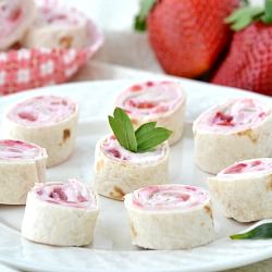 Strawberries & Cream Pinwheels