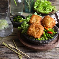 Deep Fried Stuffed Tofu
