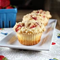 Strawberries & Cream Muffins