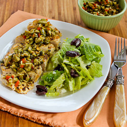 Chicken w/ Green Olive Relish