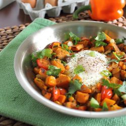 Sweet Potato Hash & Eggs