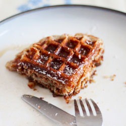 Banana Coconut Waffles