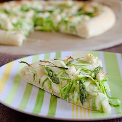 Shaved Asparagus Pizza